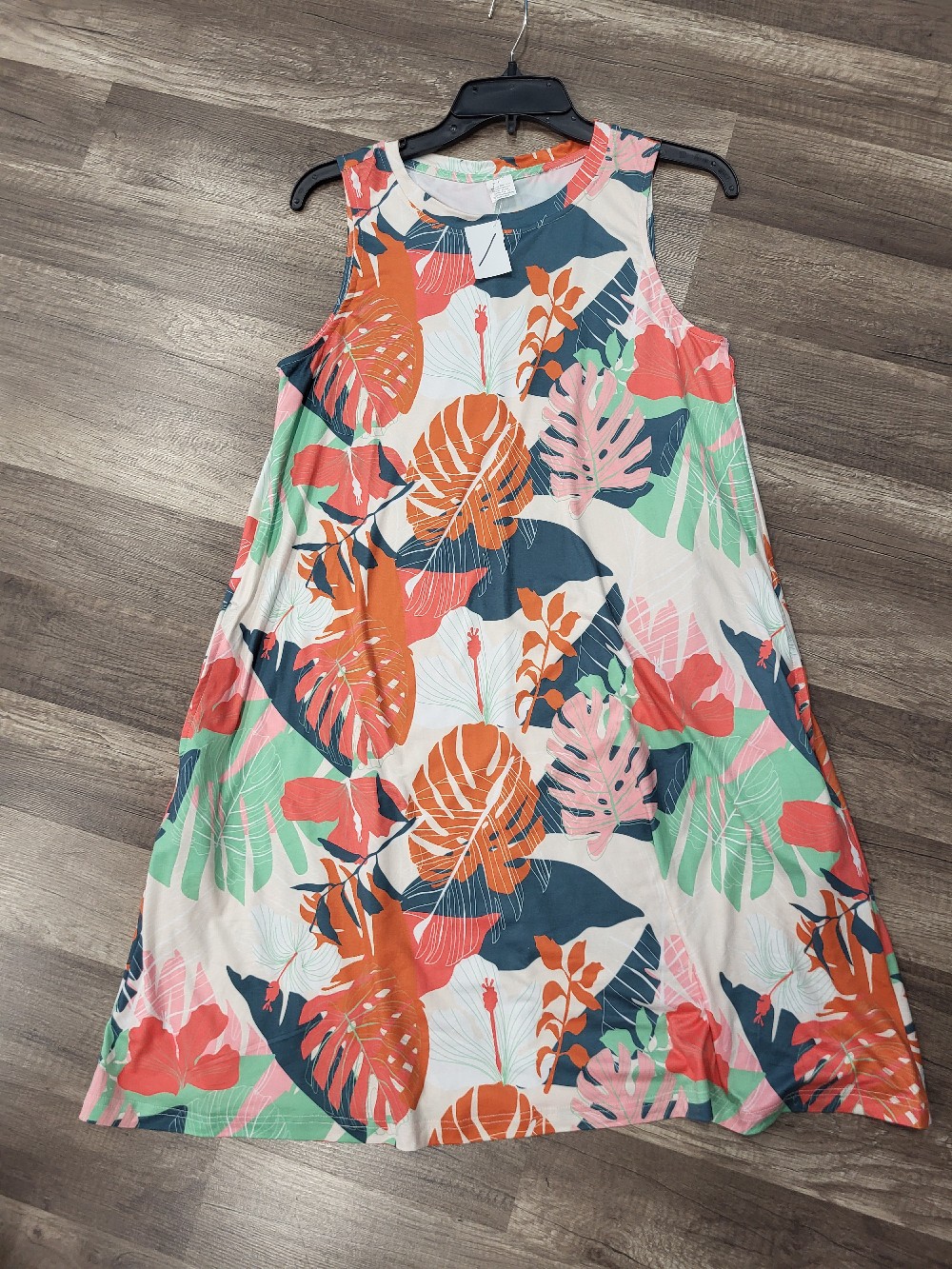 Palmwave Hawaii Floral Print SL Dress