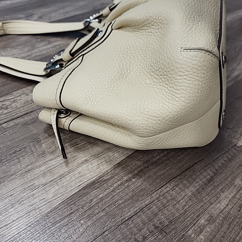 Vintage Coach Legacy Pebbled Leather Bag Beige