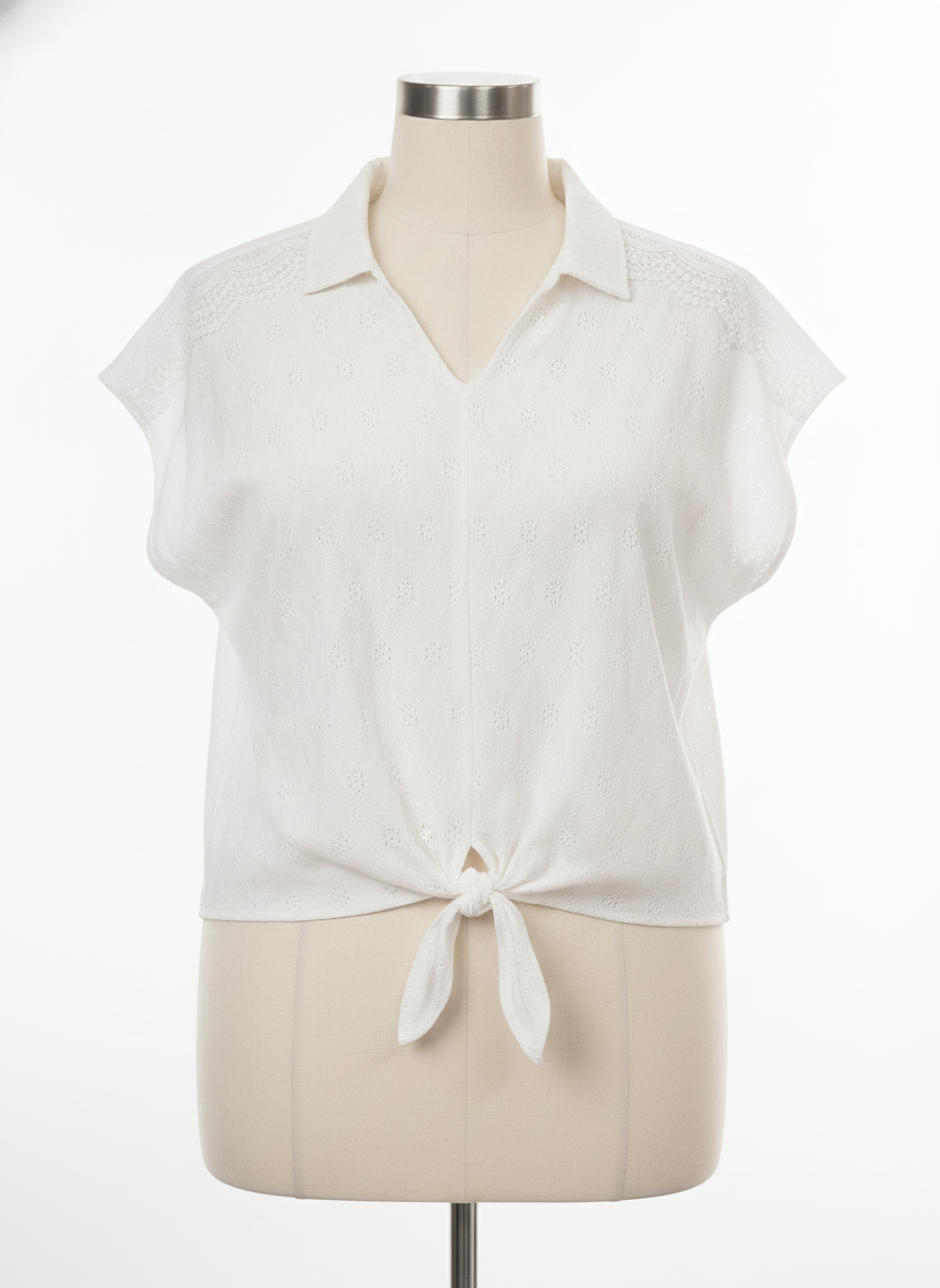 Sabrina Lauren SS Top, XL