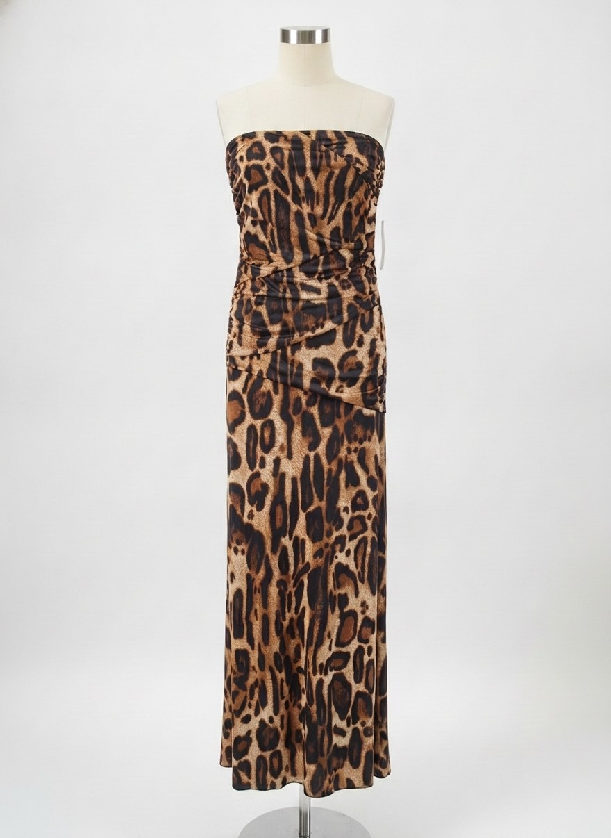 Sabora maxi leopard dress