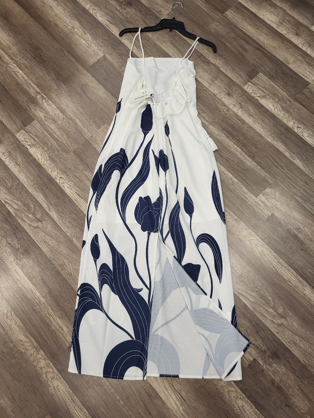 Floral Tie-Back Cami Dress, Size Large