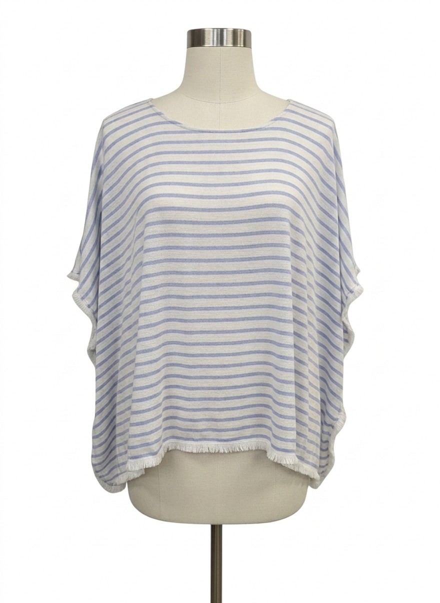 J Jill Striped SS Top, M/L