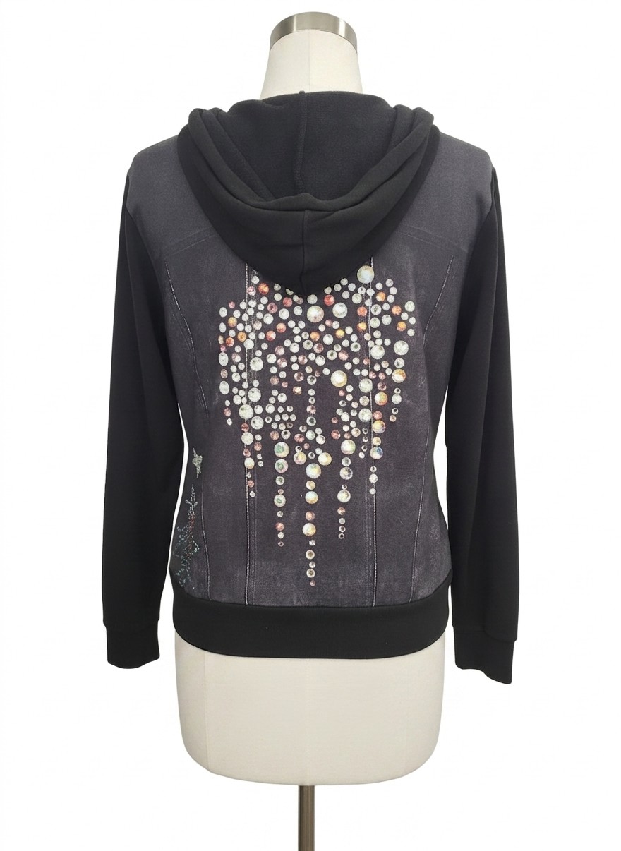 Terez Trompe Leoeil Hoodie, Medium