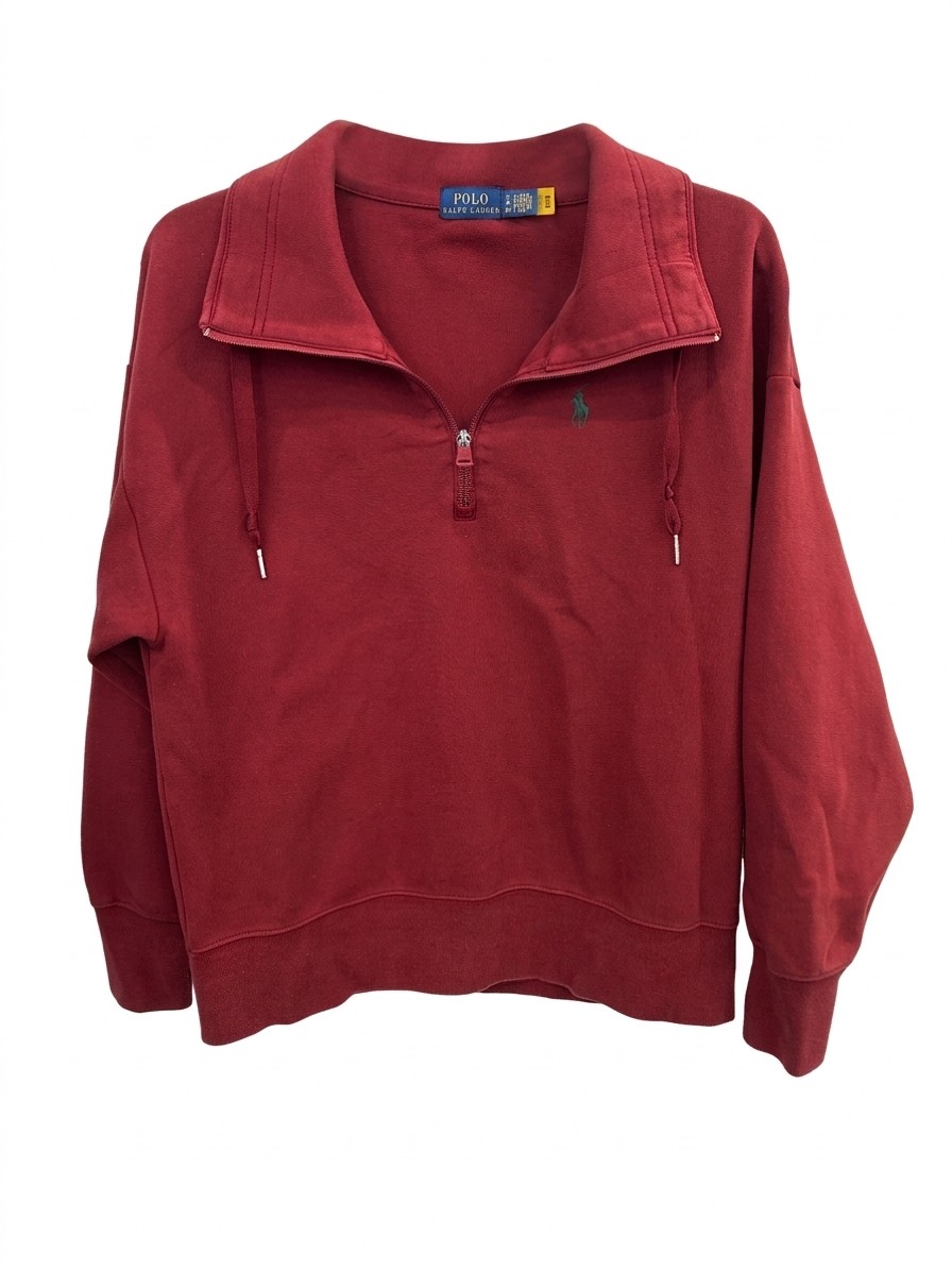 Polo Half Zip Pullover, Small