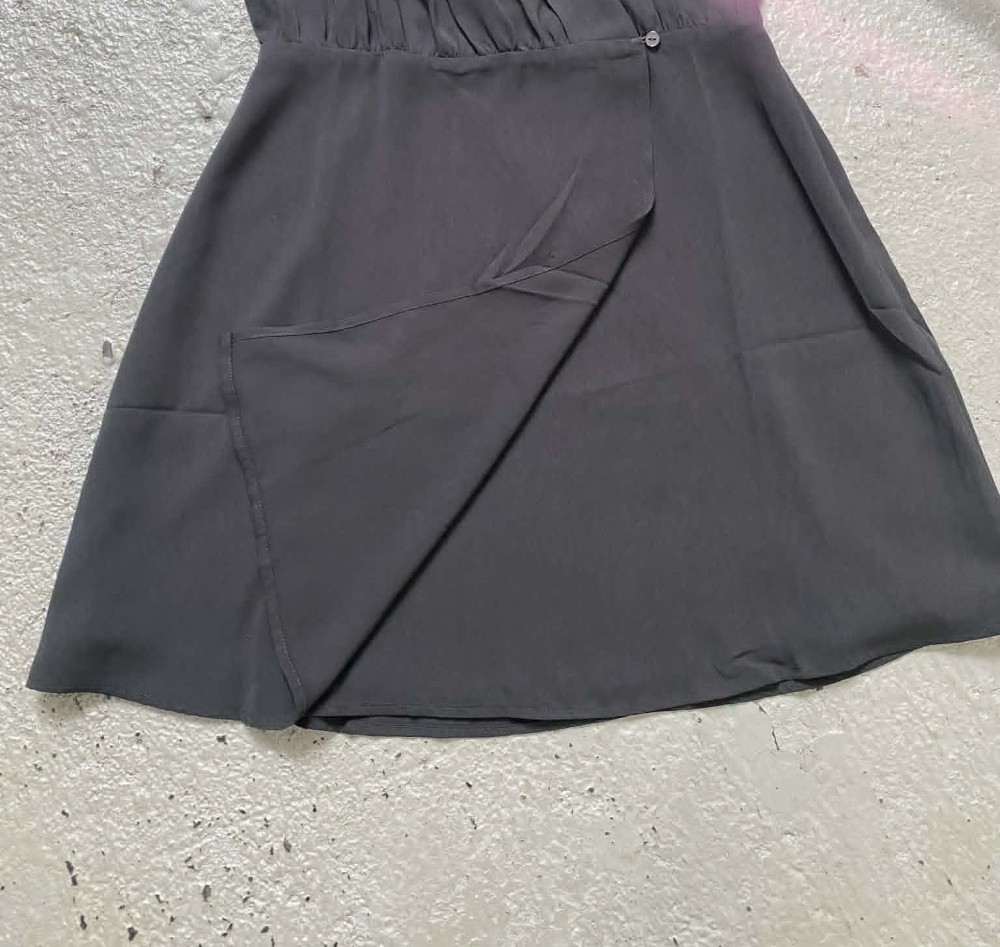 Naked Zebra Faux Wrap Dress