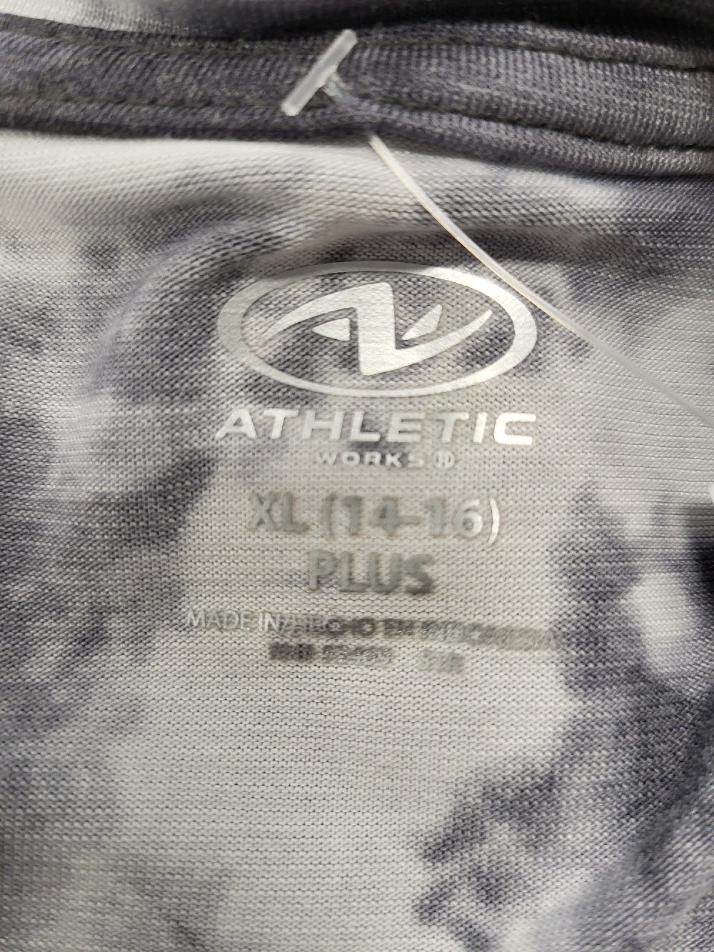 Athletic Tie Dye SS Top, XL