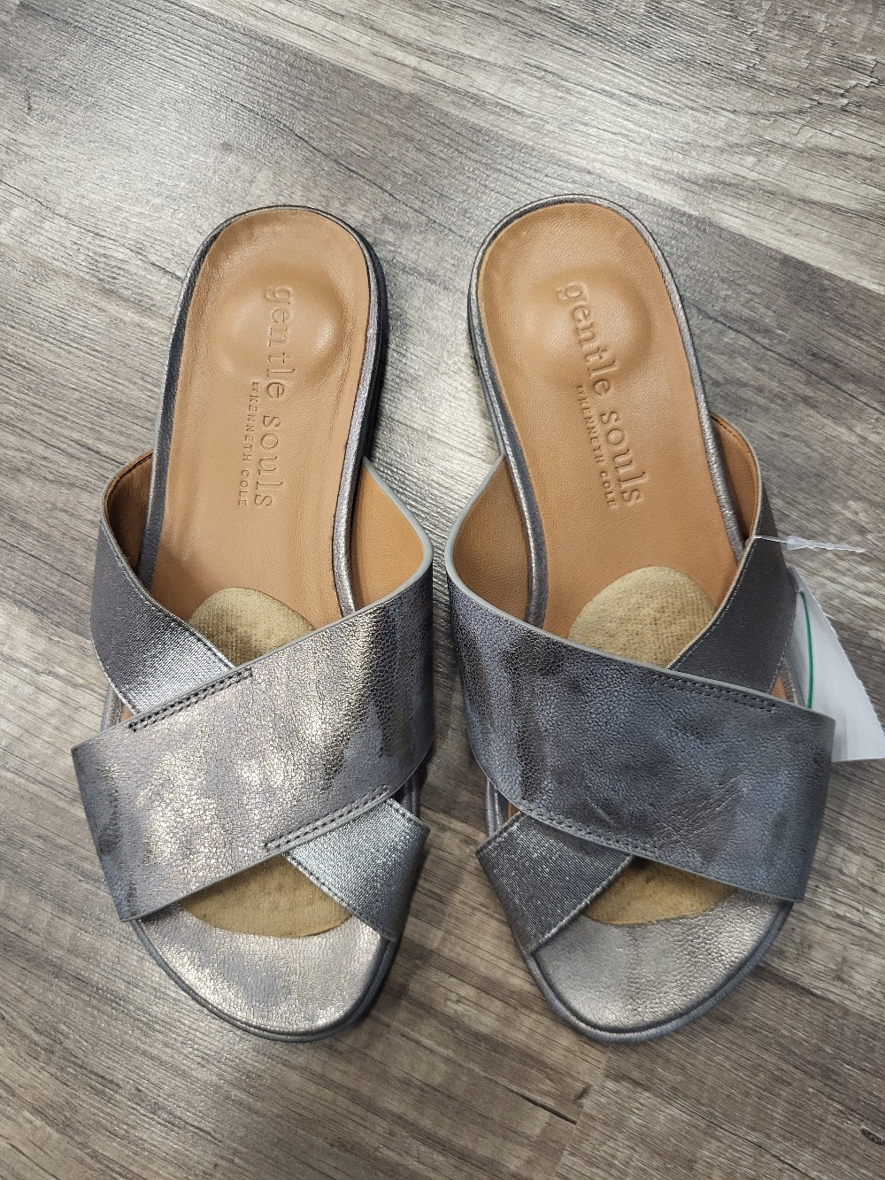 Gentle Souls Shimmery Sandals
