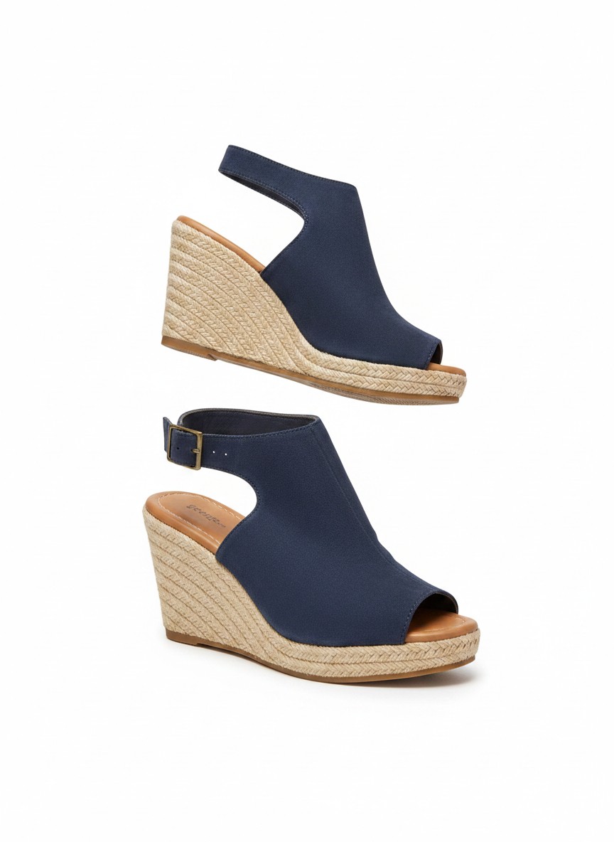 George Espadrille Wedges