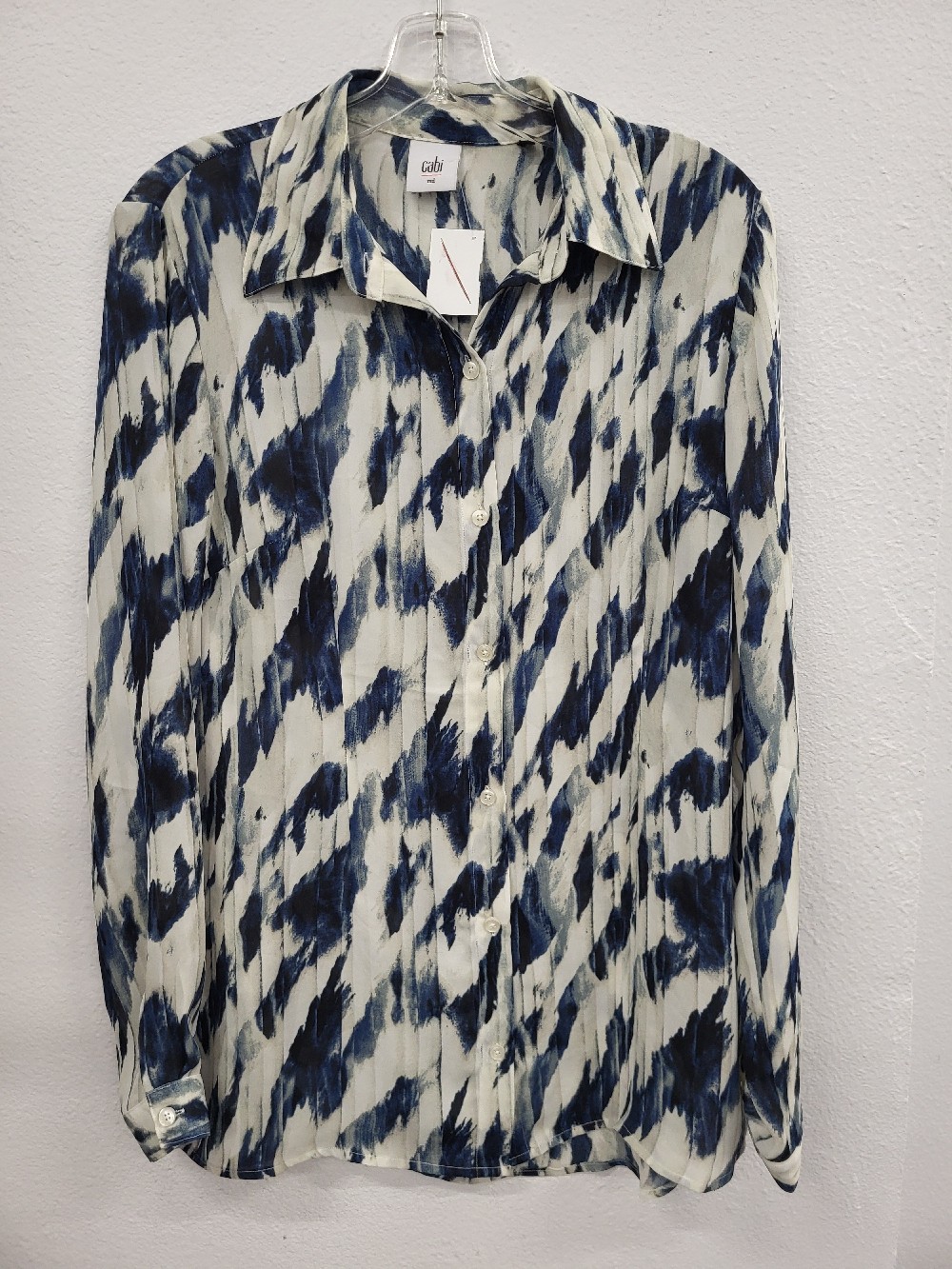 Cabi LS BU Sheer Top, Medium