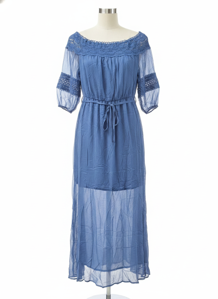 Verte Lace Trim Maxi