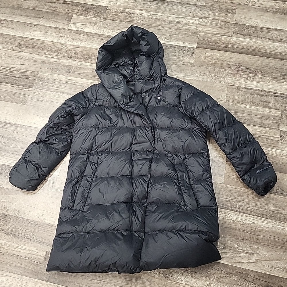 Eddie Bauer Womens Cirruslite Down Wrap Parka, XL