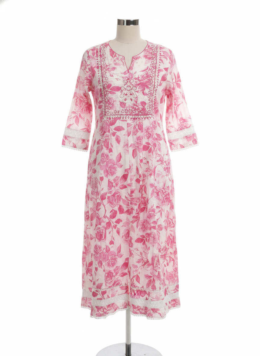Floral maxi dress