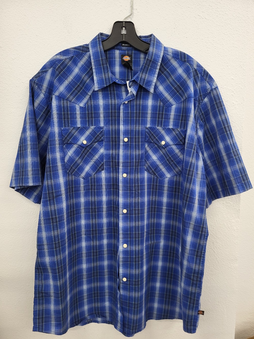 Dickies Plaid SS BU Shirt, Large