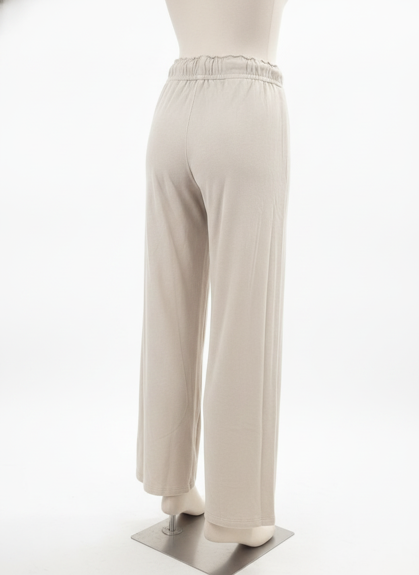 Wide Leg French Terry Pants