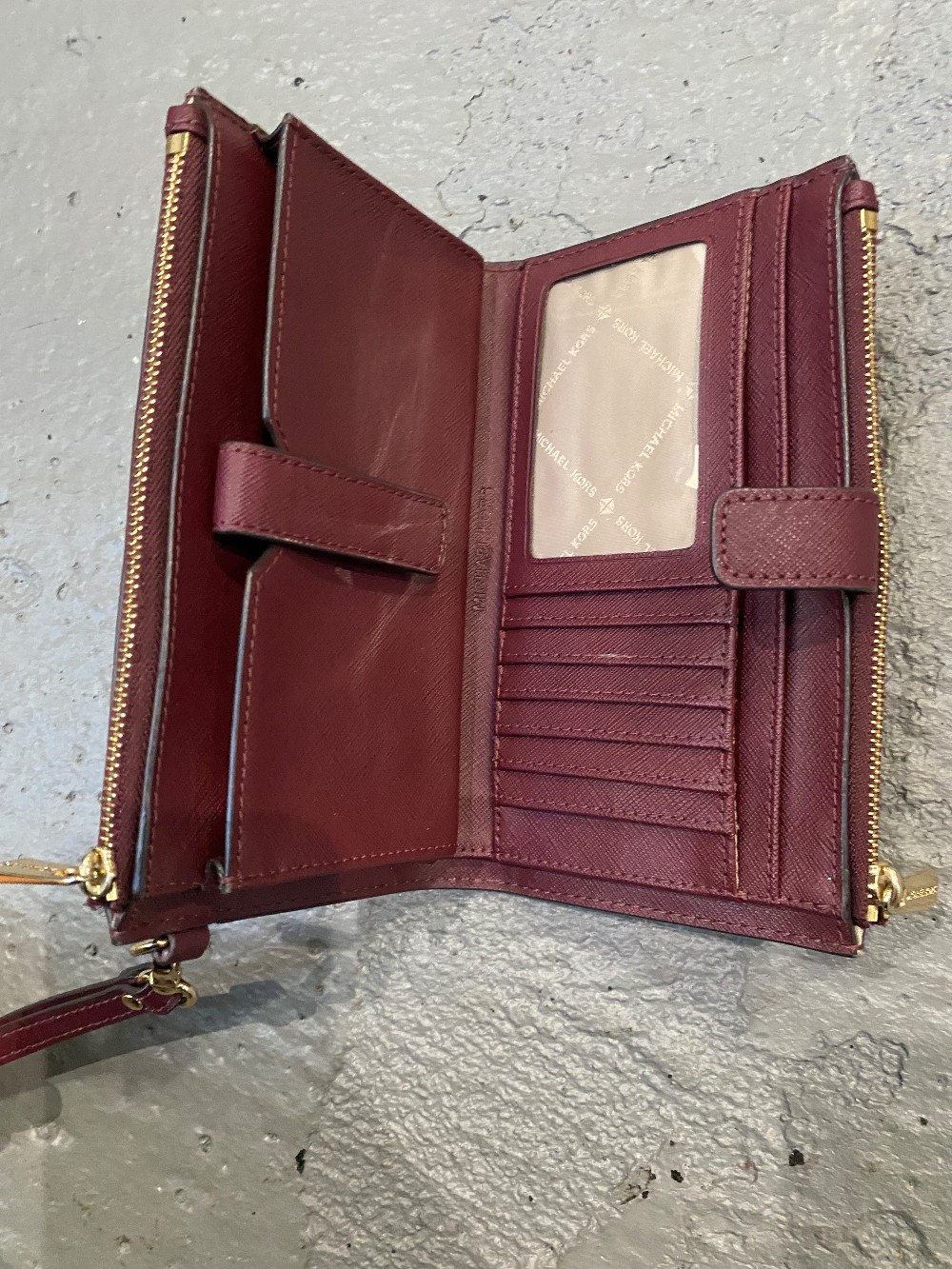 Michael Kors Leather Smartphone Wristlet