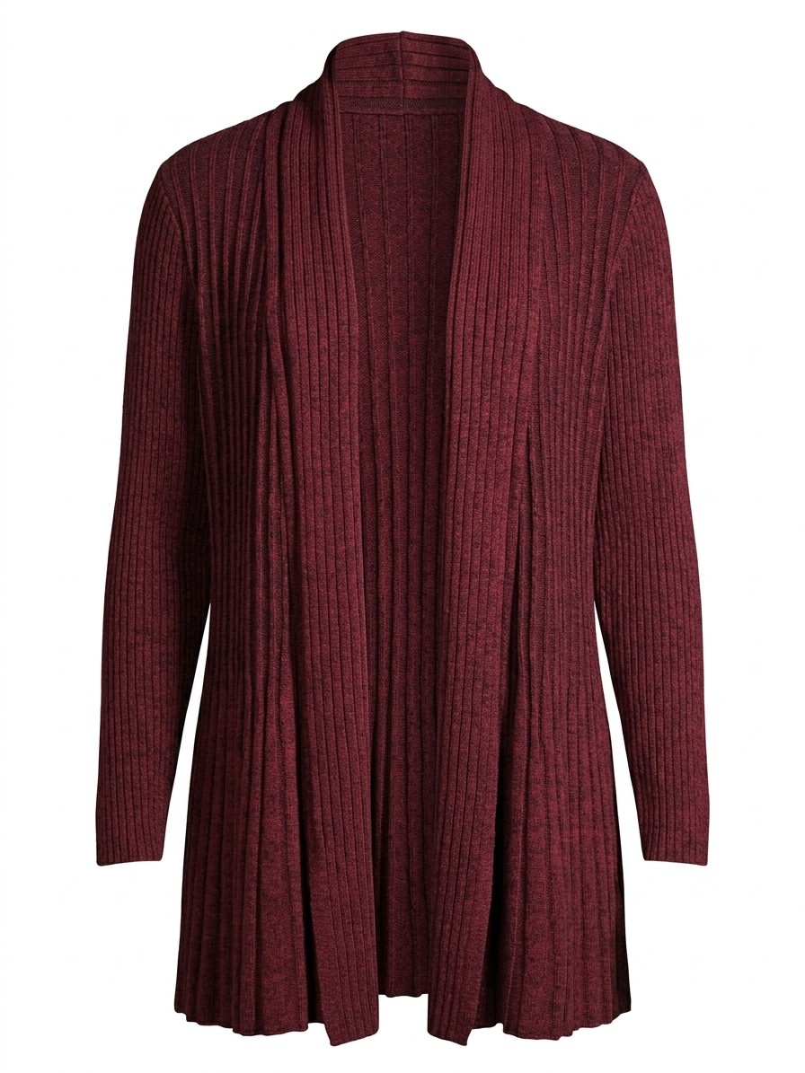NY Collection ribbed cardigan