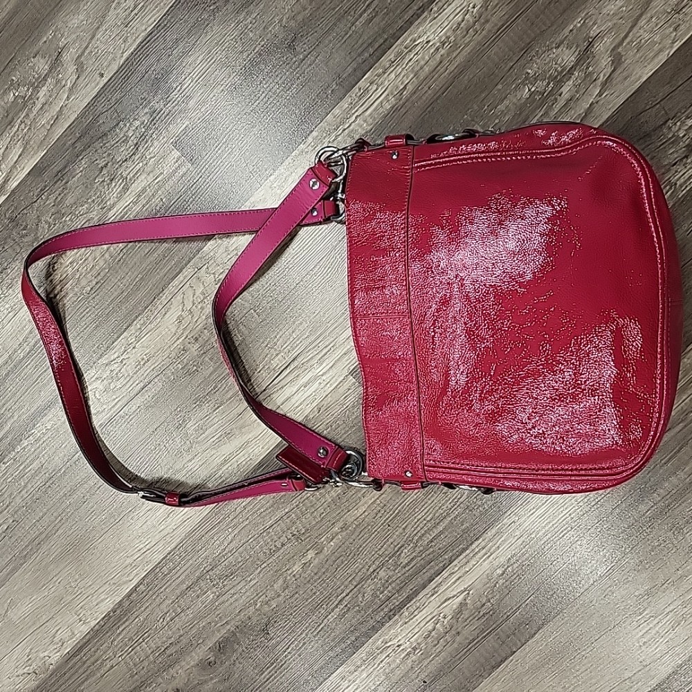 Vintage Coach Zoe Hobo Bag, Red,