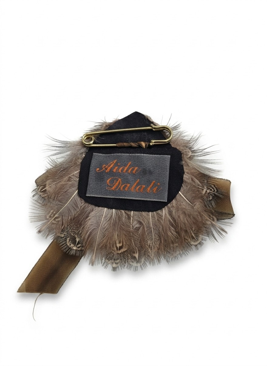 Aida Dalati Atelier Feather Brooch