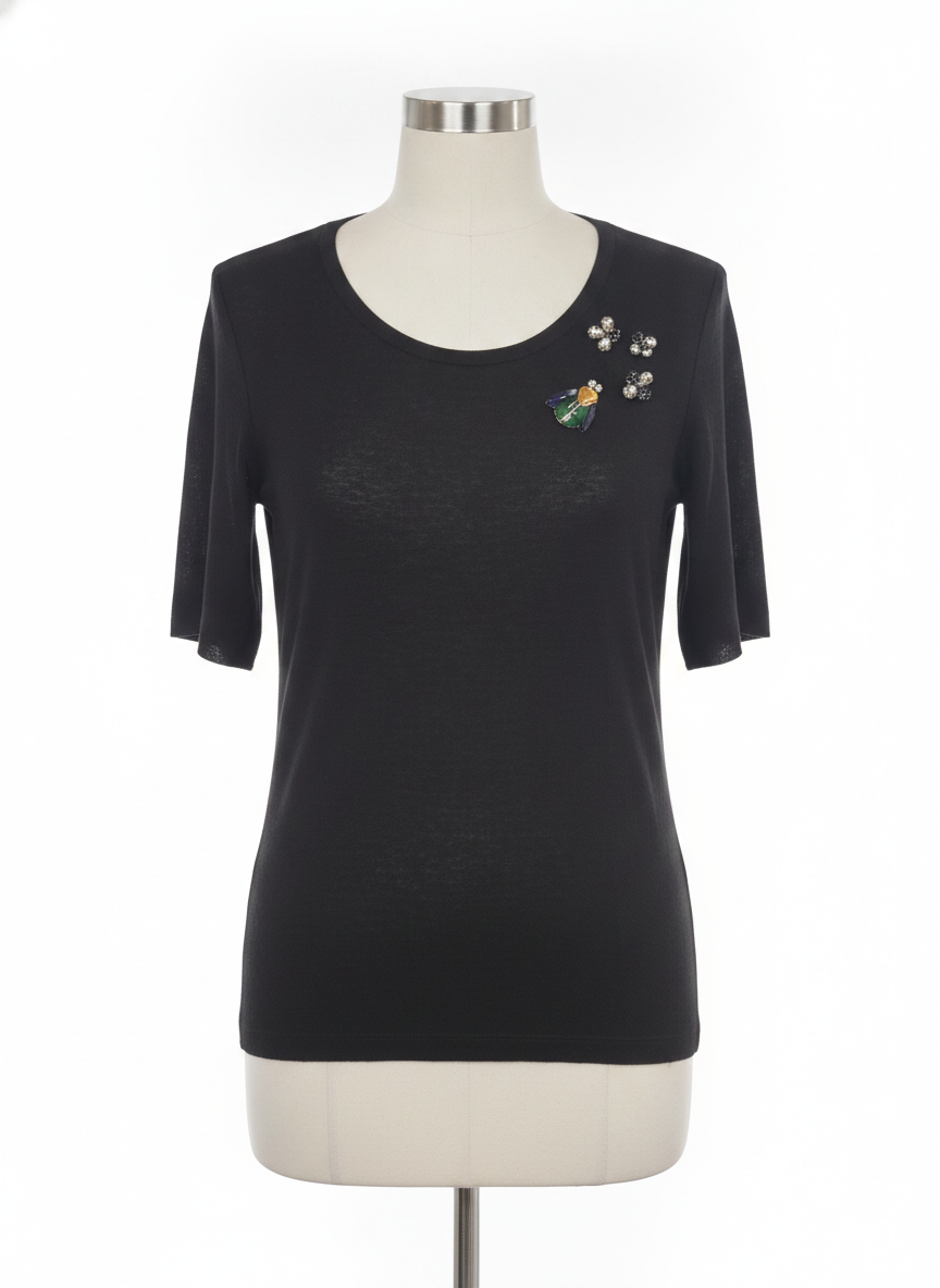Tory Burch Embellished Top, Medium