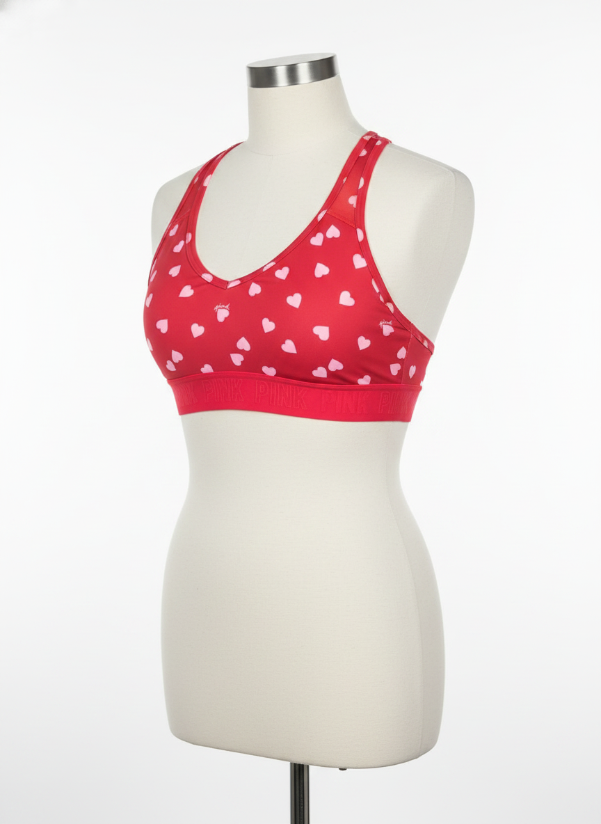 Pink Active Sports Bra, XXL