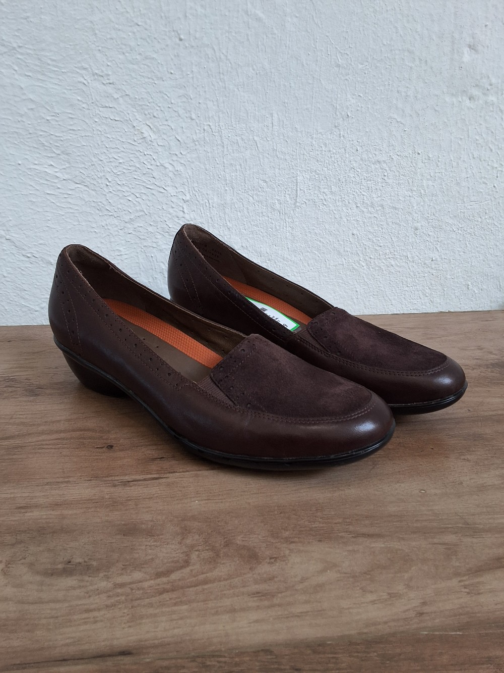 Clarks Structured Leather Shoes