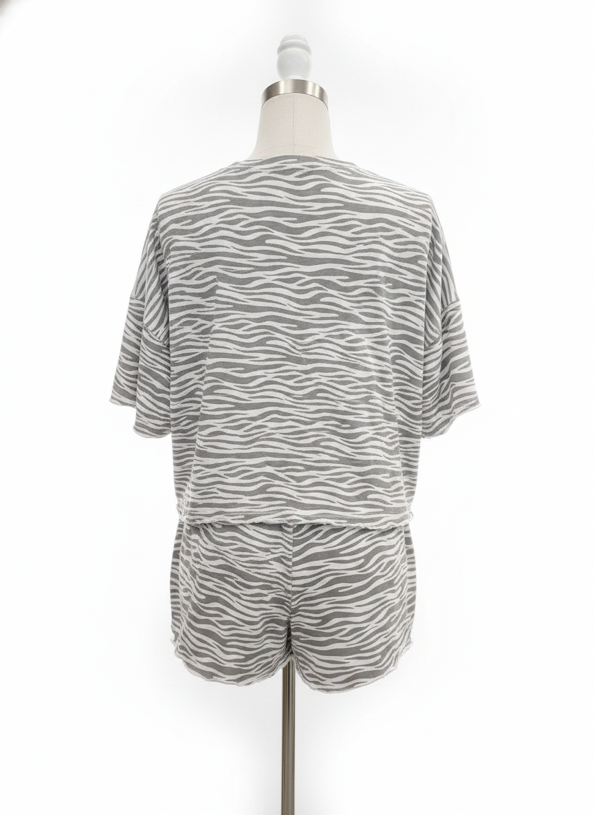 Muk Luks Shots/SS Top PJ Set, Large