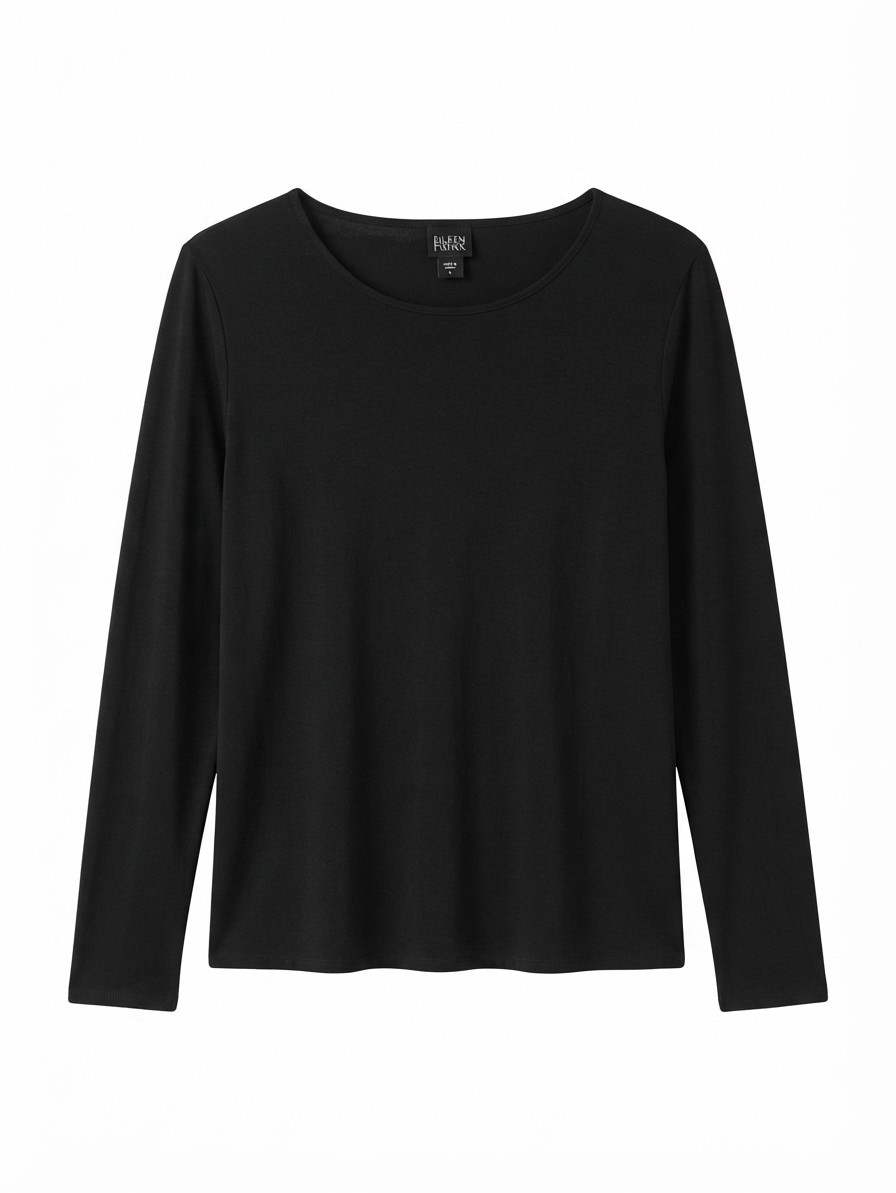 Eileen Fisher Silk LS Top, Medium