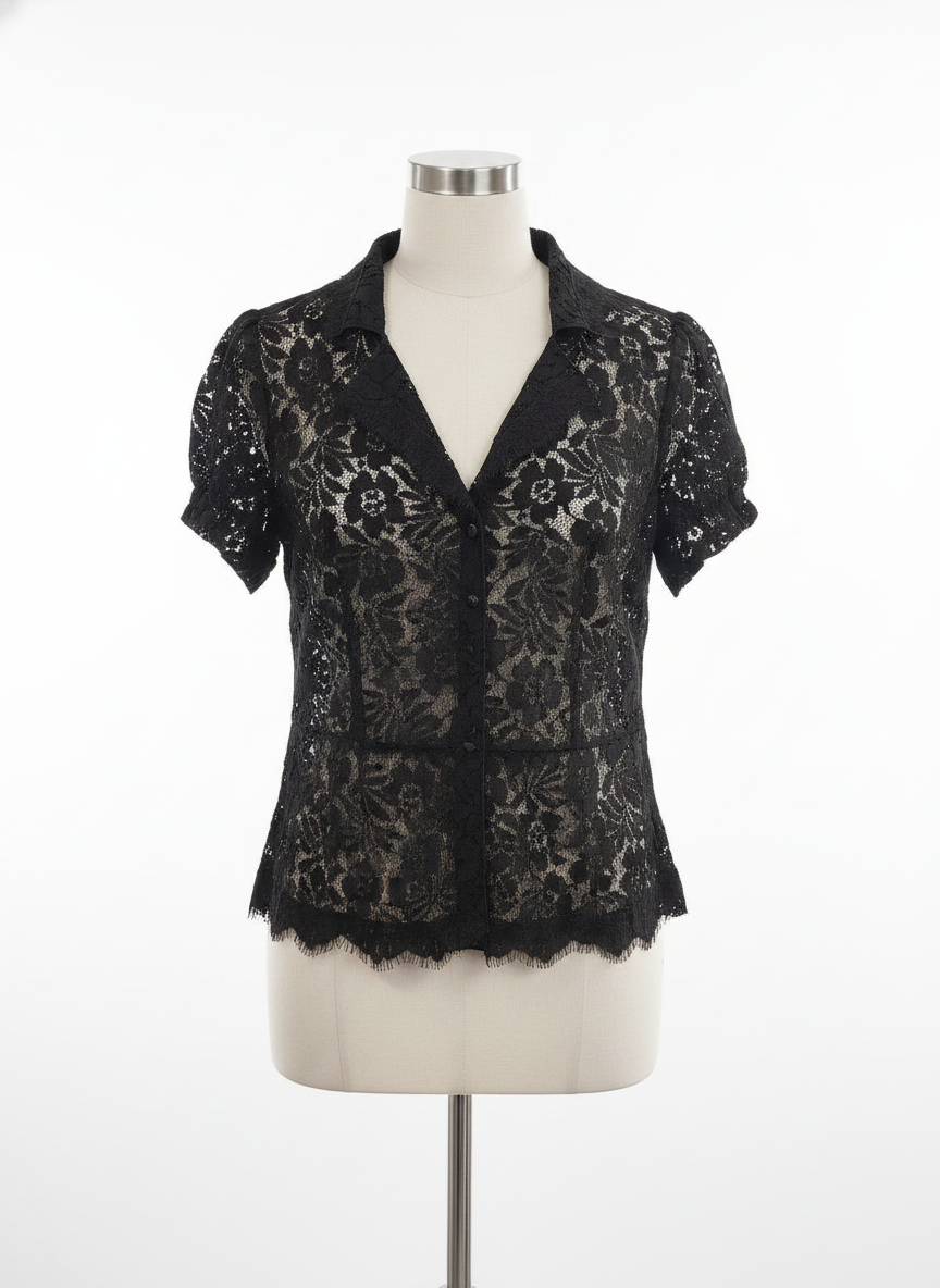 Twentyone Lace SS Top, Medium