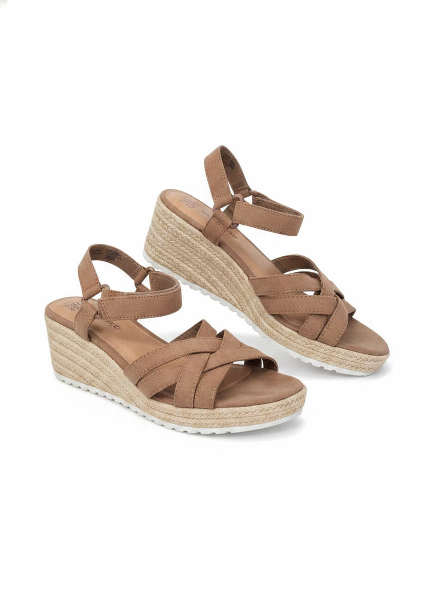 Time & Tru espadrille wedge