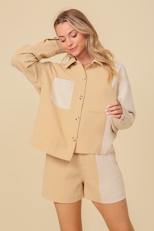 Color Block Jacket