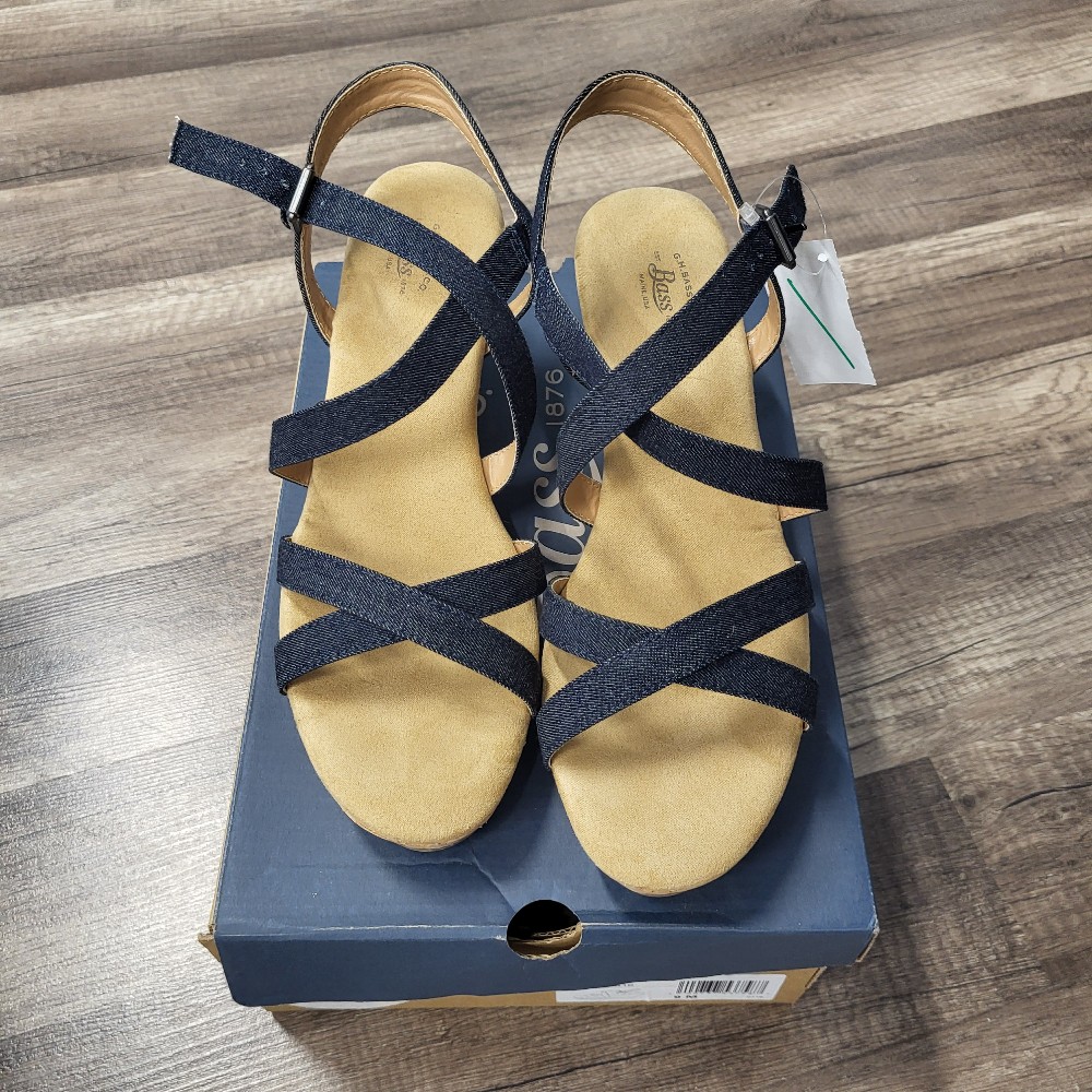 Bass Karly Denim Wedge Shoes, 9M