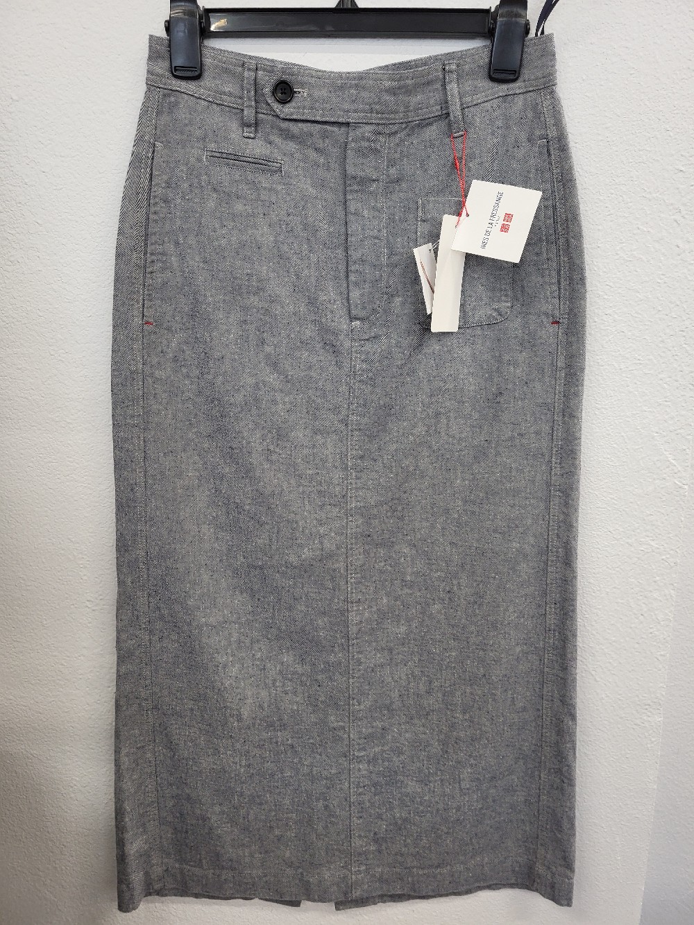 Ines De La Fressange Paris Uniqlo Cotton/Linen Blend Skirt, 2-NWT