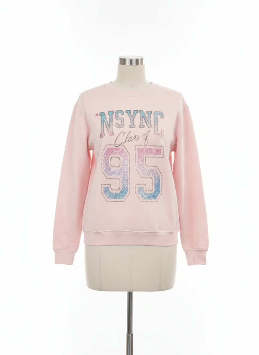 Vinyl Nsync Crewneck Sweater, Large