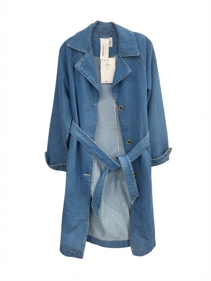 Only Denim Trench Coat, Medium NWT