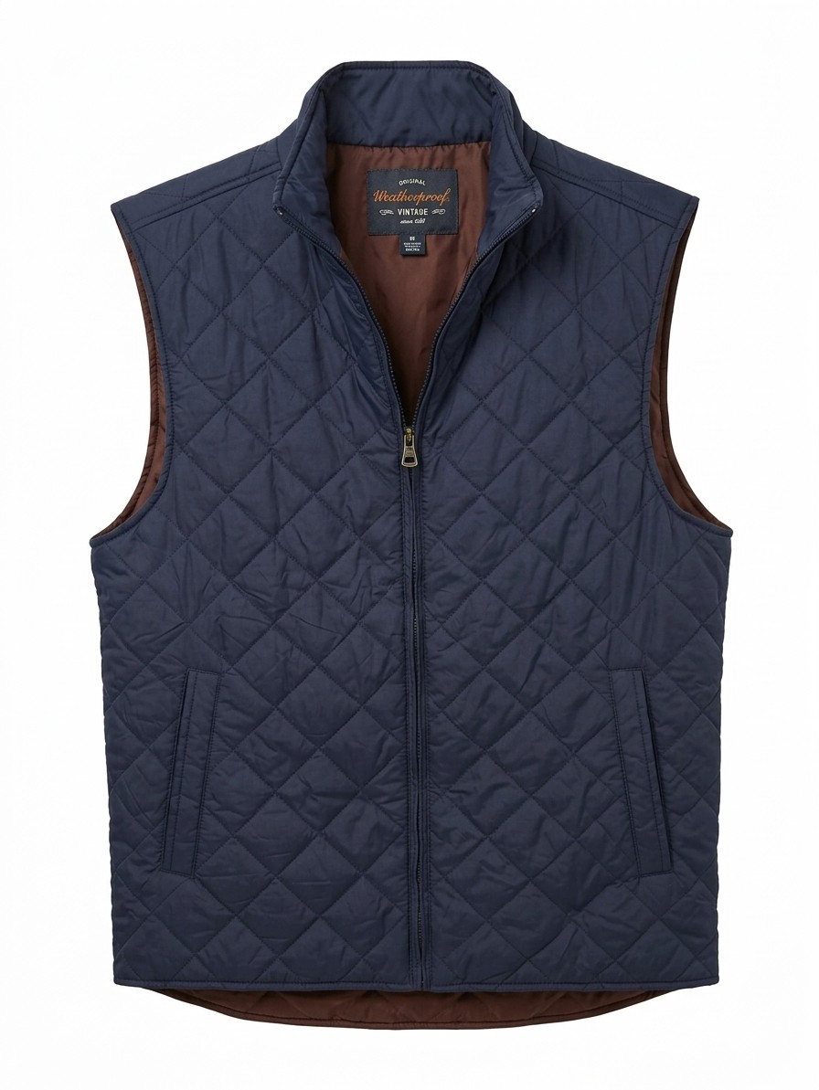 Weatherproof Quilted Vest, Medium
