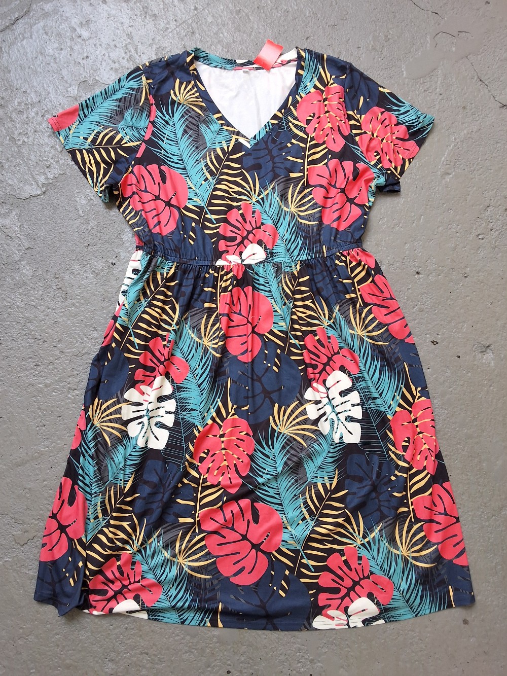 Tropical Print Maxi