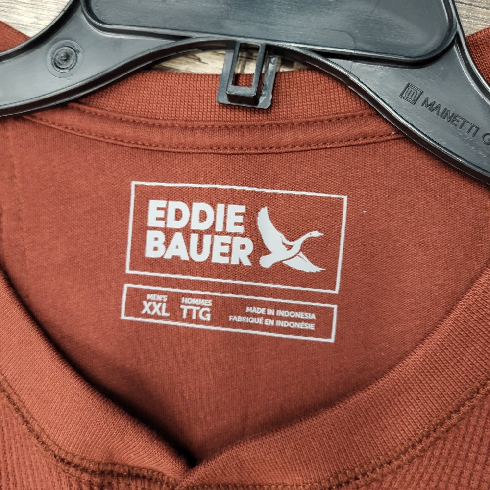 Eddie Bauer Waffle LS Shirt, XXL