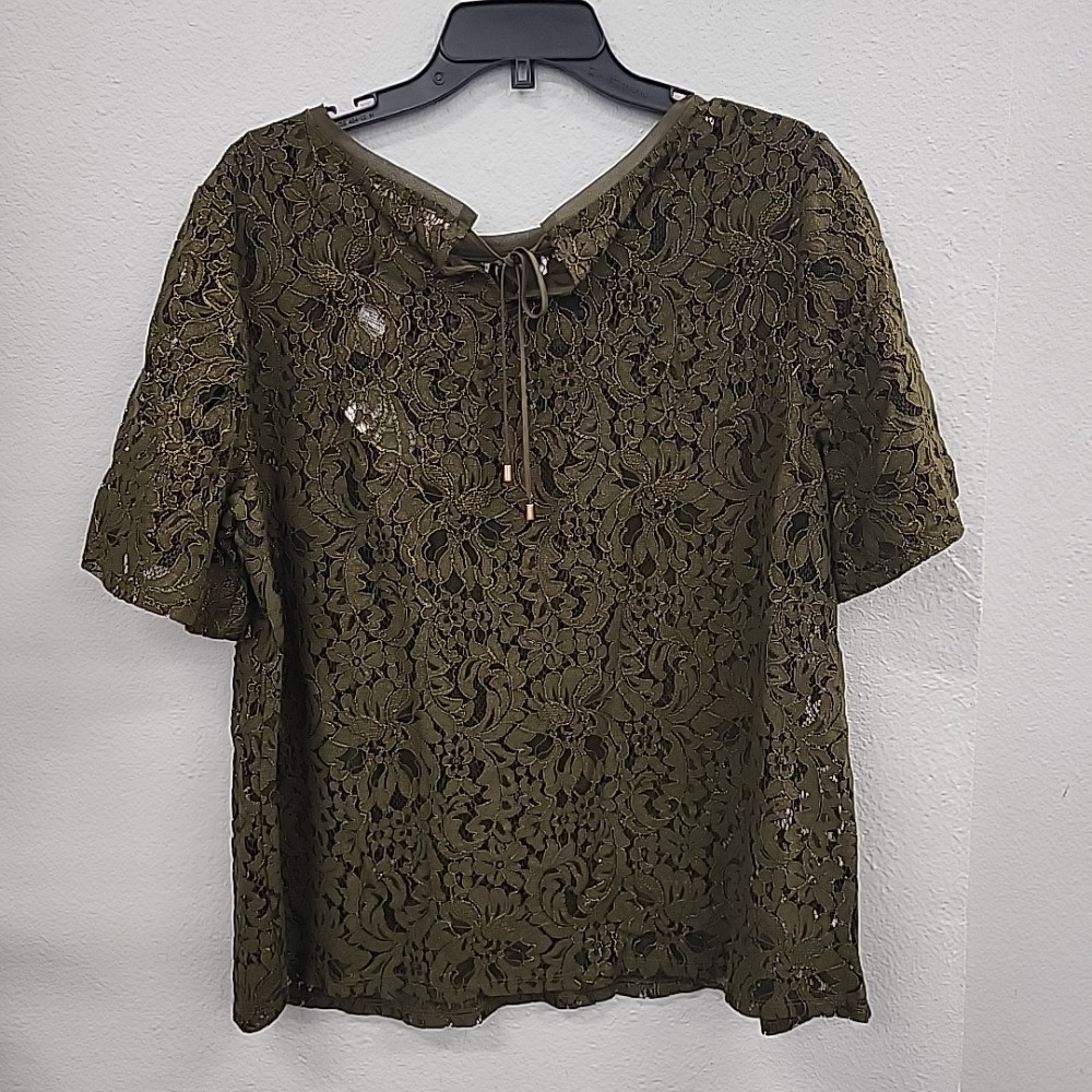 Chicos Lace SS Top, 2