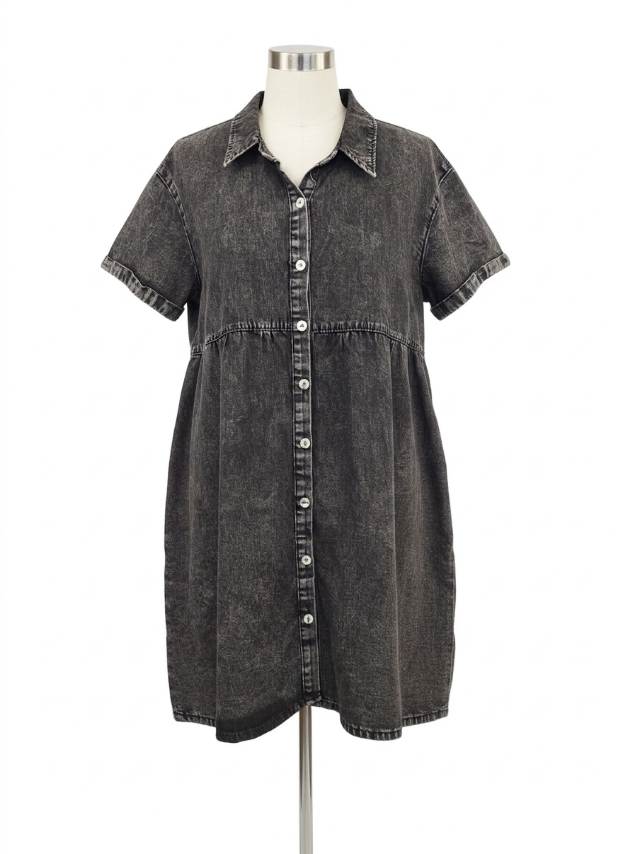 Savanna Jane Denim Dress, 2X