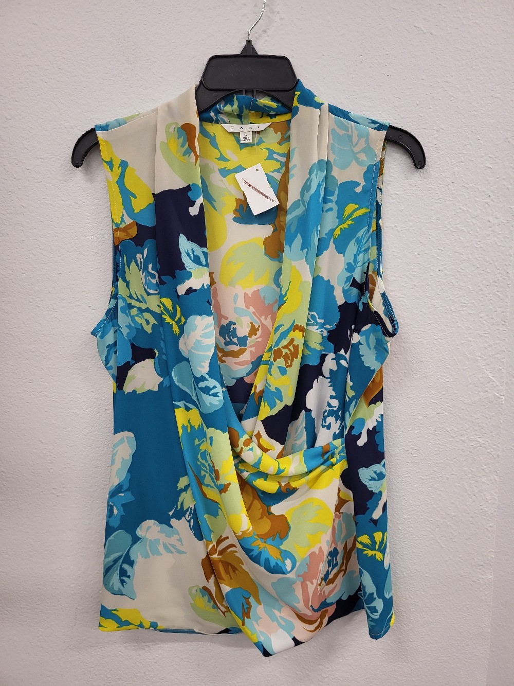 CAbi SL Floral Print Top, Large