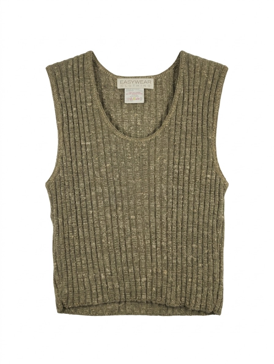Easy Wear Knit Vest Top, Large