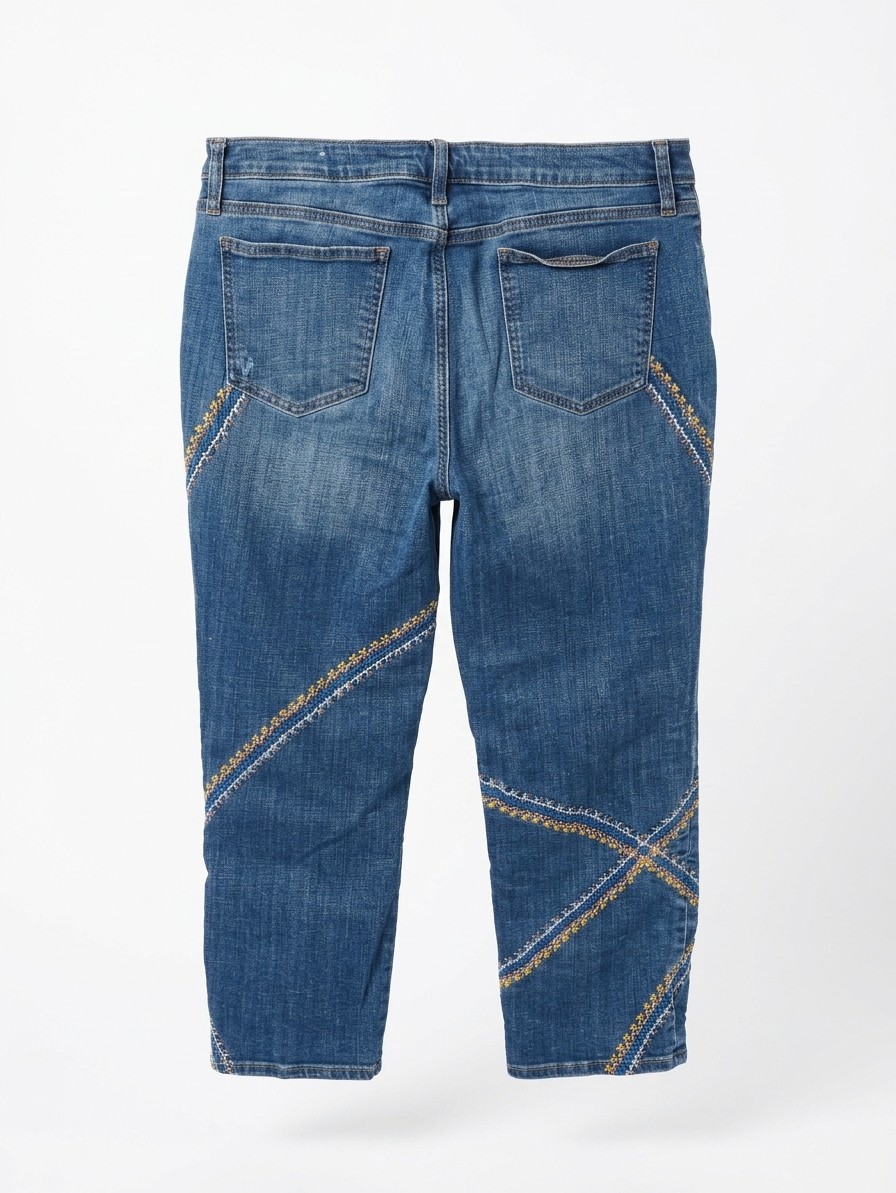 Chicos So Slimming Stitch Jeans, 2.5/14
