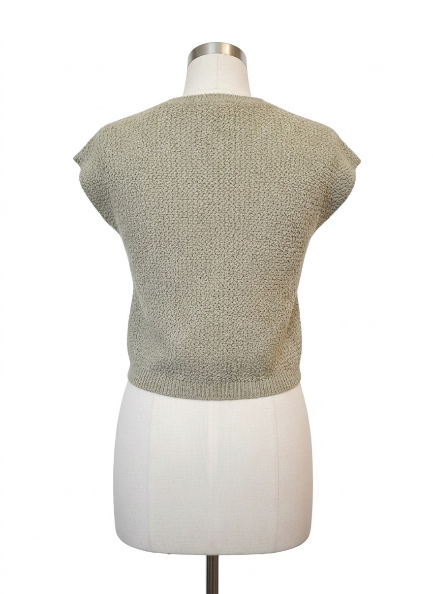 Cap Sleeve Knit Sweater Top