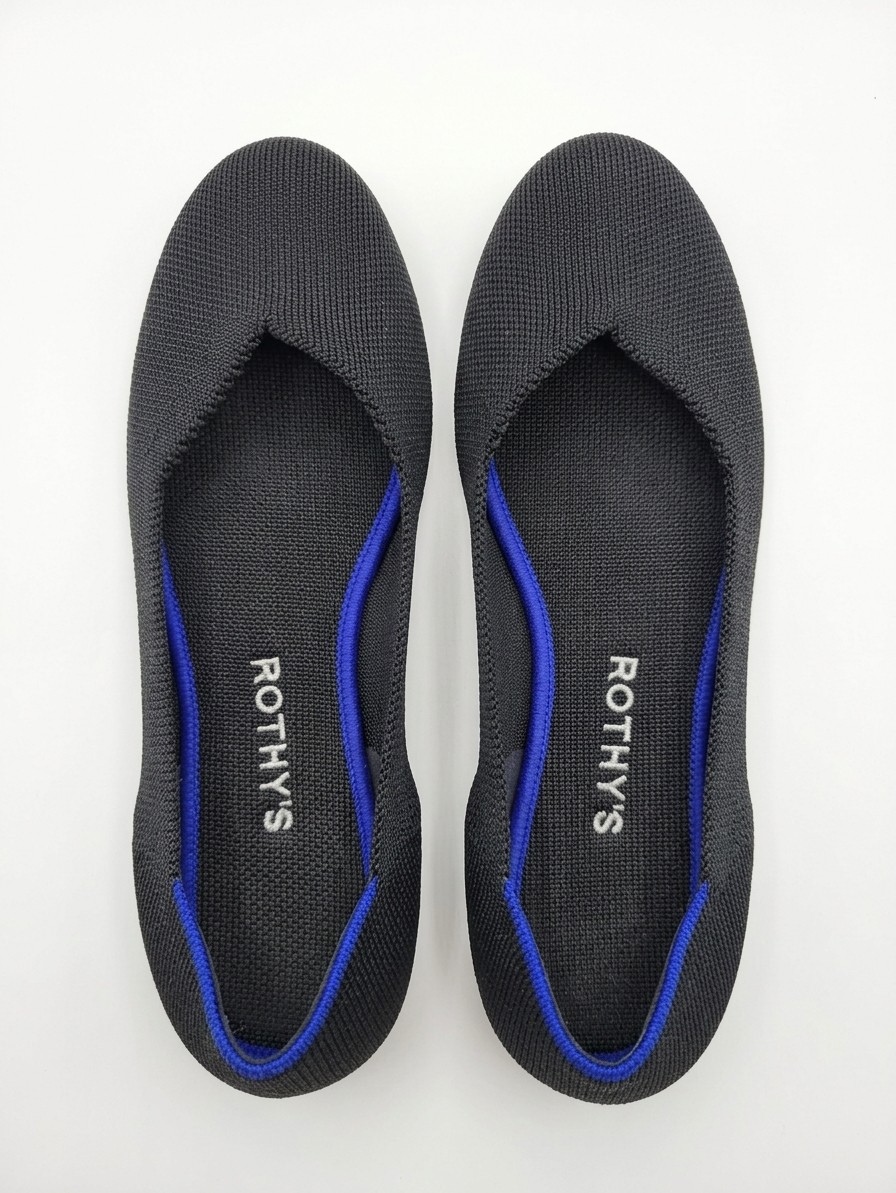 Rothy's Black Flats, 6.5
