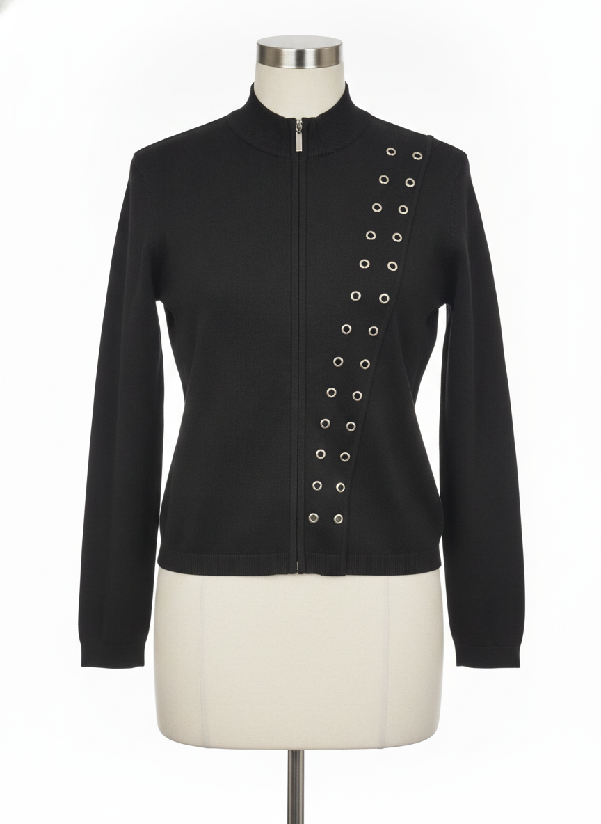 Jamie Sadock Zip Up Sweater, Medium