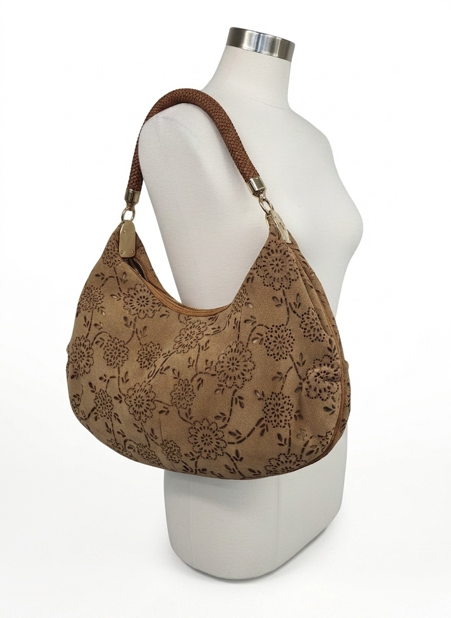 Cole Haan H06 Suede Hobo Bag