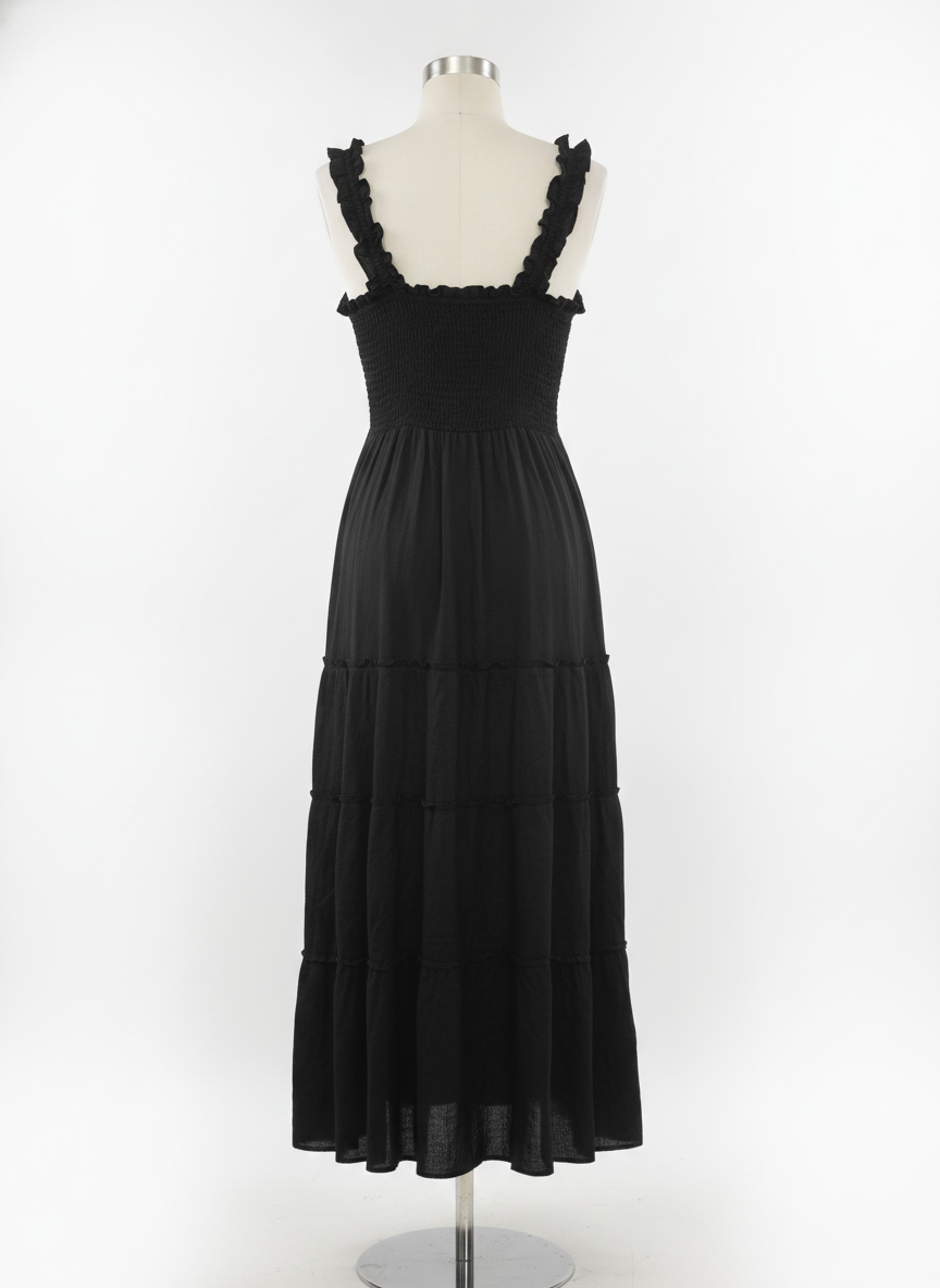 Quince Linen SL Long Dress, Medium NWT