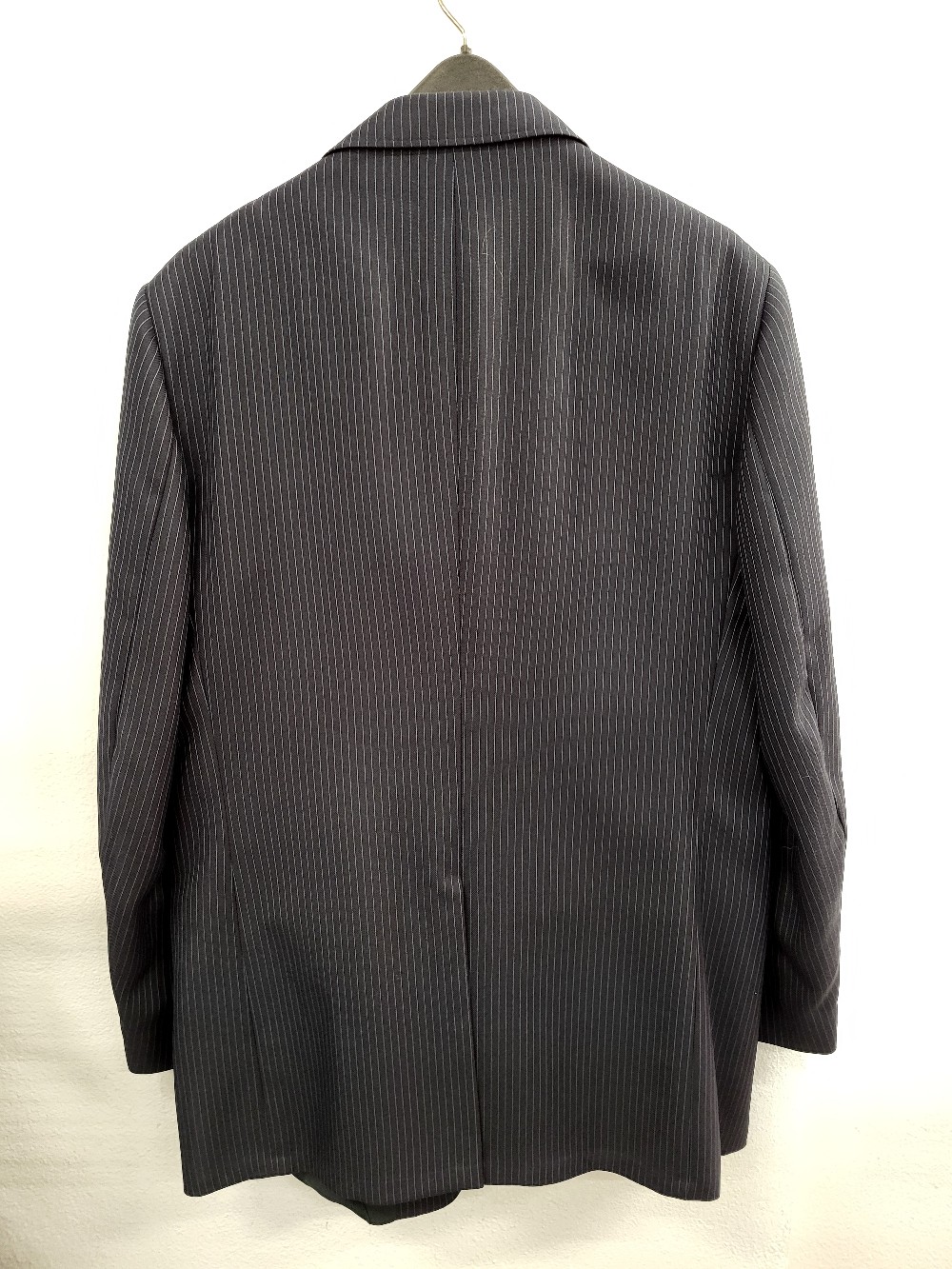 TownCraft Pin Stripe Men's Suit Blazer & Vest, 46 XT