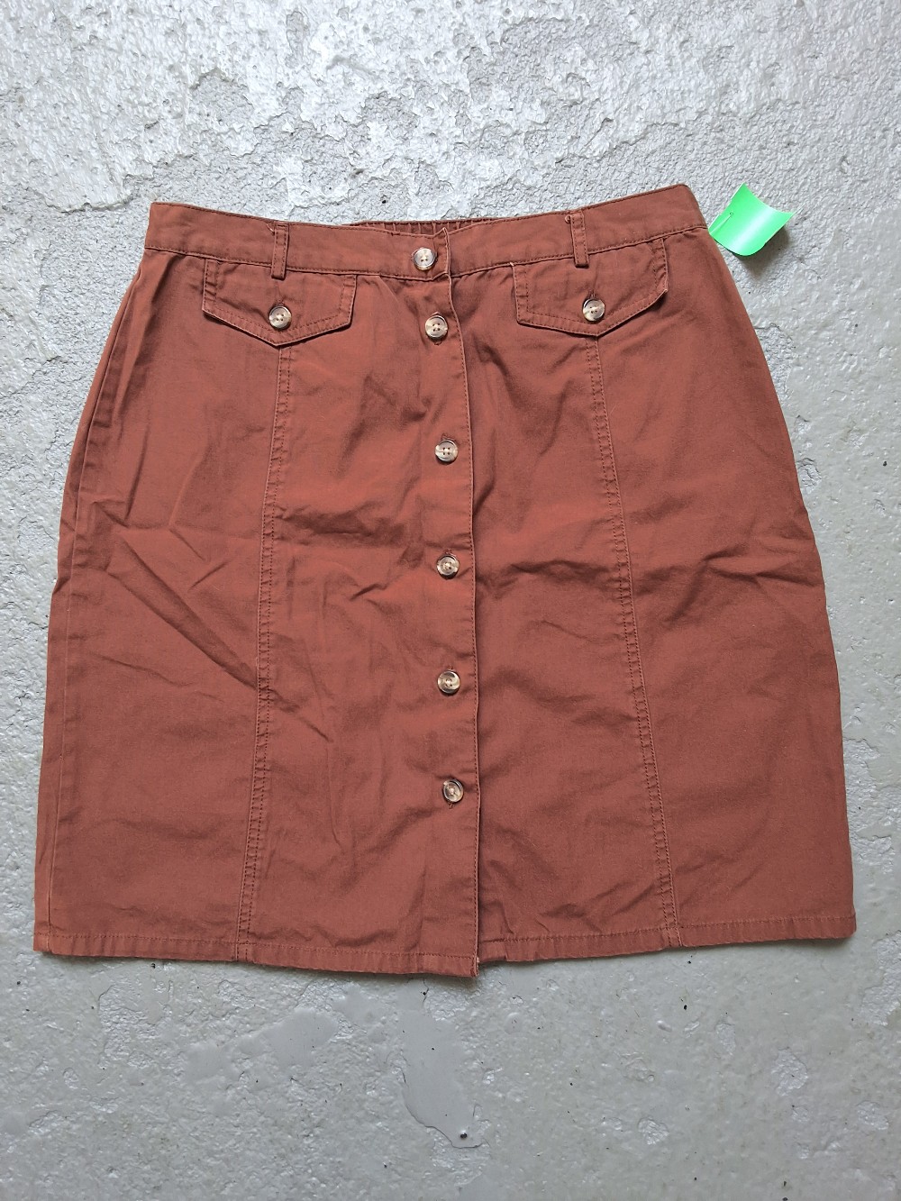 White Stag Button Skirt