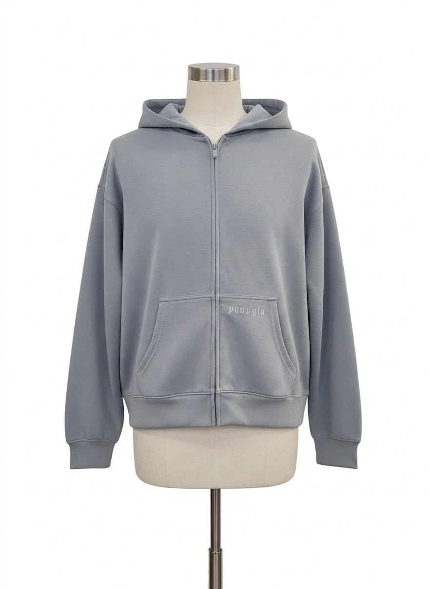 Youngla Zip Up Hoodie, Large